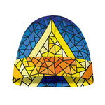 Stained Glass Star of David Print Beanie