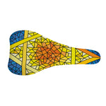 Stained Glass Star of David Print Bicycle Seat Cover
