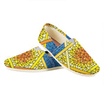 Stained Glass Star of David Print Casual Shoes