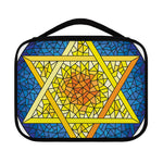 Stained Glass Star of David Print Classic Bible Case