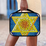 Stained Glass Star of David Print Classic Bible Case