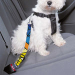 Stained Glass Star of David Print Dog Seat Belt