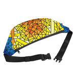 Stained Glass Star of David Print Fanny Pack