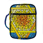 Stained Glass Star of David Print Front Pocket Bible Bag