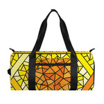 Stained Glass Star of David Print Gym Bag