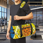 Stained Glass Star of David Print Gym Bag