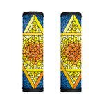 Stained Glass Star of David Print Handle Covers