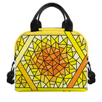 Stained Glass Star of David Print Insulated Lunch Bag