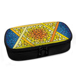 Stained Glass Star of David Print Insulin Cooler Travel Case