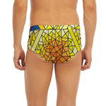 Stained Glass Star of David Print Men's Briefs