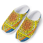 Stained Glass Star of David Print Mesh Casual Shoes