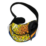 Stained Glass Star of David Print Pet Sling Carrier