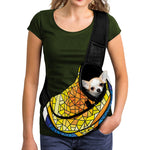 Stained Glass Star of David Print Pet Sling Carrier