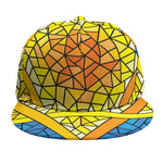 Stained Glass Star of David Print Snapback Cap