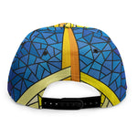 Stained Glass Star of David Print Snapback Cap