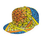 Stained Glass Star of David Print Snapback Cap