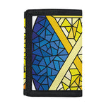 Stained Glass Star of David Print Trifold Wallet