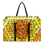 Stained Glass Star of David Print Utility Tote Bag
