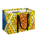 Stained Glass Star of David Print Utility Tote Bag