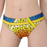 Stained Glass Star of David Print Women's Panties