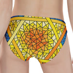 Stained Glass Star of David Print Women's Panties