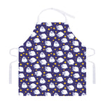 Star And Sheep Pattern Print Adjustable Apron