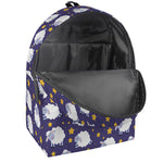 Star And Sheep Pattern Print Backpack