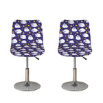 Star And Sheep Pattern Print Bar Stool Covers
