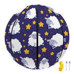Star And Sheep Pattern Print Basketball