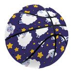 Star And Sheep Pattern Print Basketball