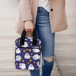 Star And Sheep Pattern Print Bible Tote Bag