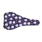 Star And Sheep Pattern Print Bicycle Seat Cover