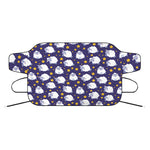 Star And Sheep Pattern Print Car Windshield Snow Cover