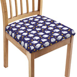 Star And Sheep Pattern Print Chair Cushion Cover