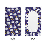 Star And Sheep Pattern Print Changing Pad Cover