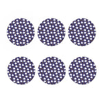 Star And Sheep Pattern Print Coaster Set