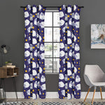 Star And Sheep Pattern Print Curtain