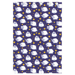 Star And Sheep Pattern Print Curtain