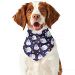 Star And Sheep Pattern Print Dog Bandana