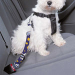 Star And Sheep Pattern Print Dog Seat Belt