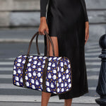 Star And Sheep Pattern Print Duffle Bag