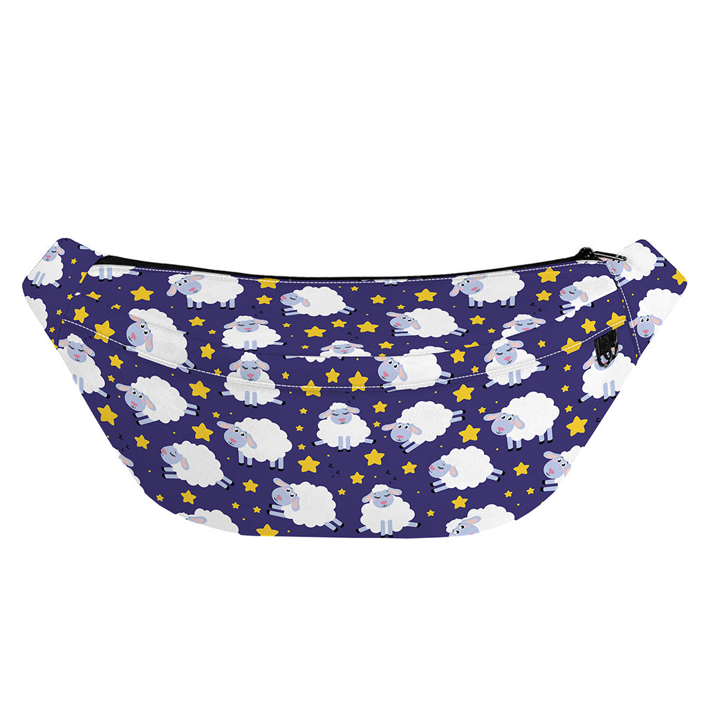 Star And Sheep Pattern Print Fanny Pack