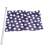 Star And Sheep Pattern Print Flag