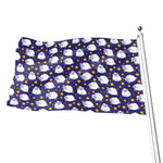 Star And Sheep Pattern Print Flag