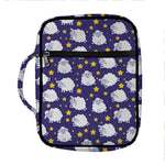Star And Sheep Pattern Print Front Pocket Bible Bag