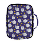 Star And Sheep Pattern Print Front Pocket Bible Bag