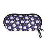 Star And Sheep Pattern Print Glasses Case