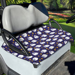 Star And Sheep Pattern Print Golf Cart Seat Cover