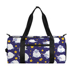 Star And Sheep Pattern Print Gym Bag