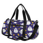 Star And Sheep Pattern Print Gym Bag